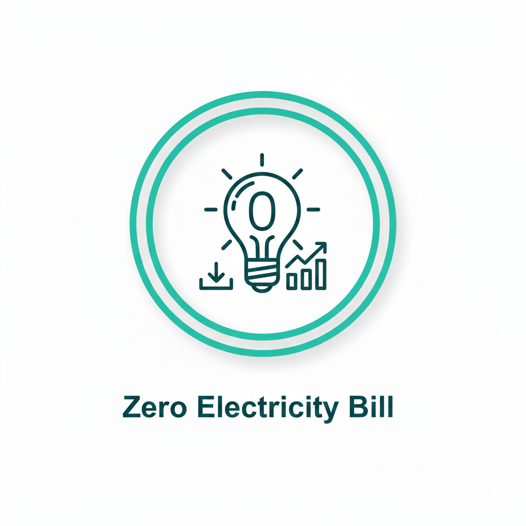 Zero Electricity Bill Icon